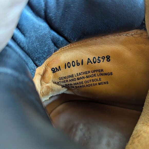 Timberland Men 8 M 6” Classic Work Boots Nubuck Leather Beige Primaloft 400gm - Picture 4 of 13